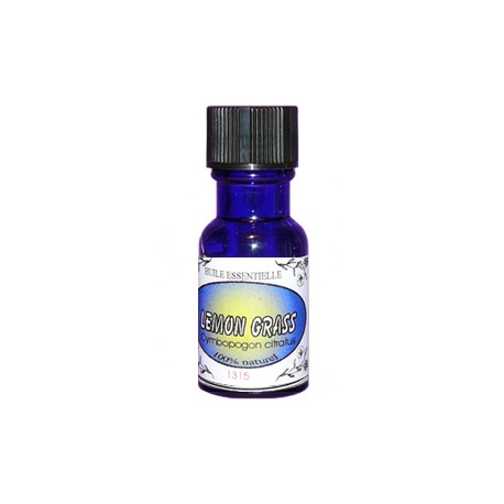 LEMON-GRASS Cymbopogon citratus flacon de 15 ml