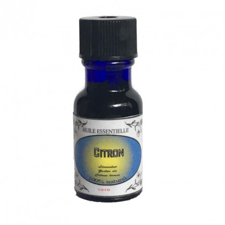 CITRON BIO Citrus limon flacon de 15 ml