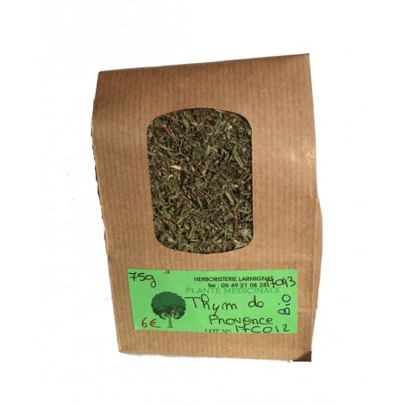 THYM de PROVENCE BIO feuille paquet de 75 g