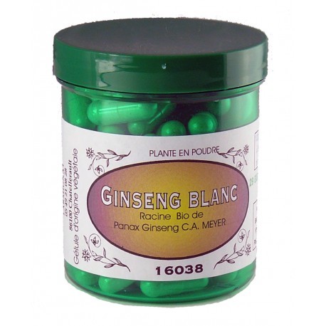 GINSENG BLANC BIO Gélules 500 mg
