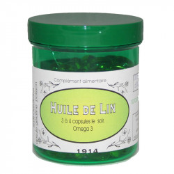 HUILE DE LIN boite de 100 Capsules